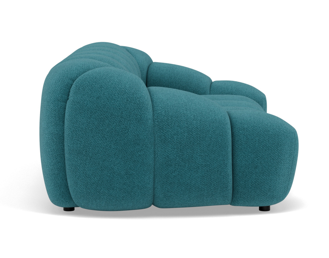 Canapé 3 places en velours texturé Ava