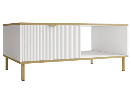 Table basse 100 cm 1 tiroir et 1 niche Hope