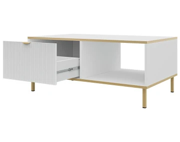 Table basse 100 cm 1 tiroir et 1 niche Hope