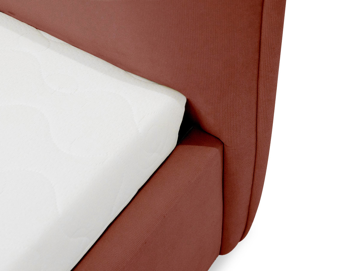 Lit coffre 140x200 cm en velours sommier inclus John