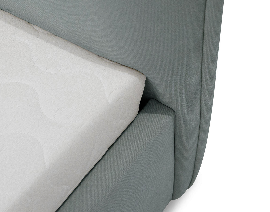 Lit coffre 140x200 cm en velours sommier inclus John