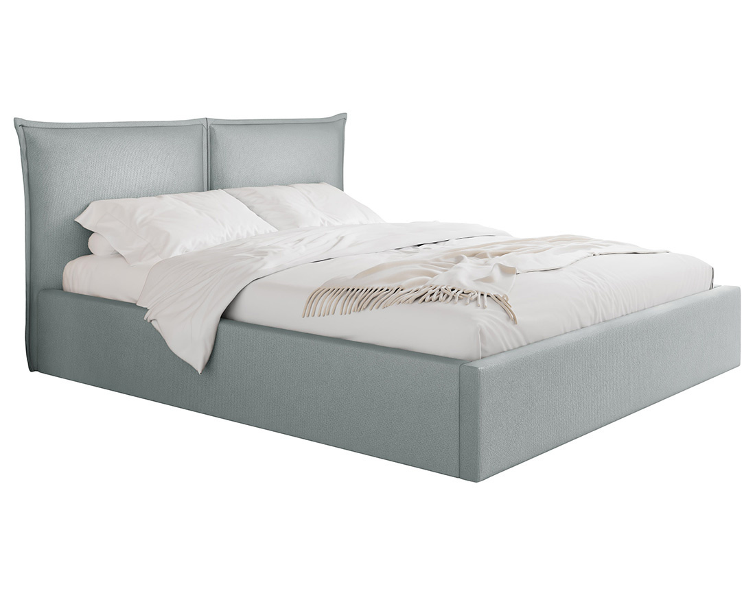 Lit coffre 140x200 cm en velours sommier inclus John