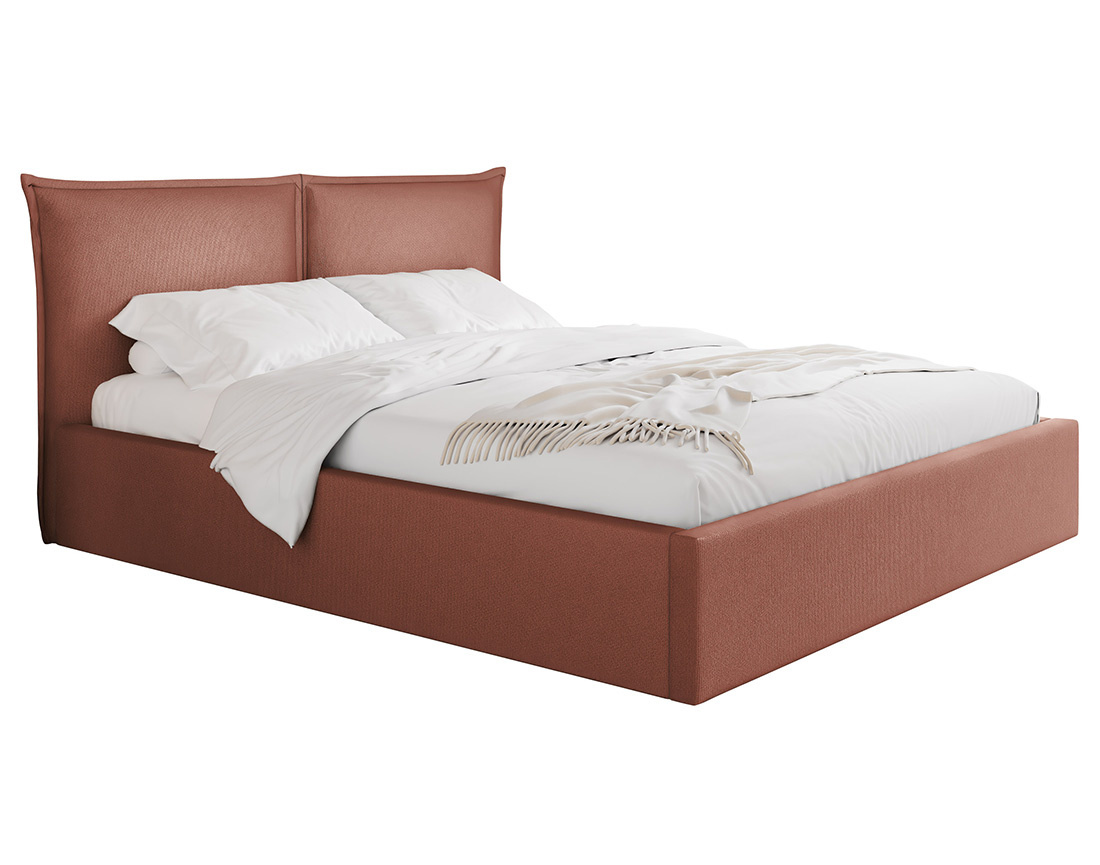 Lit coffre 160x200 cm en velours sommier inclus John