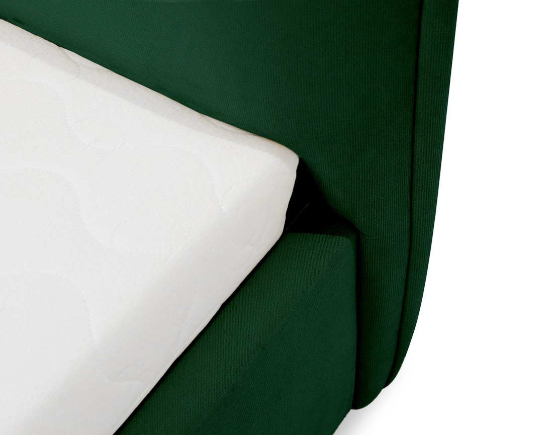 Lit coffre 180x200 cm en velours sommier inclus John