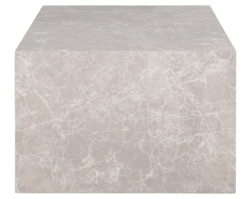 Table basse effet marbre 80 cm Pula