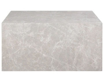 Table basse effet marbre 80 cm Pula