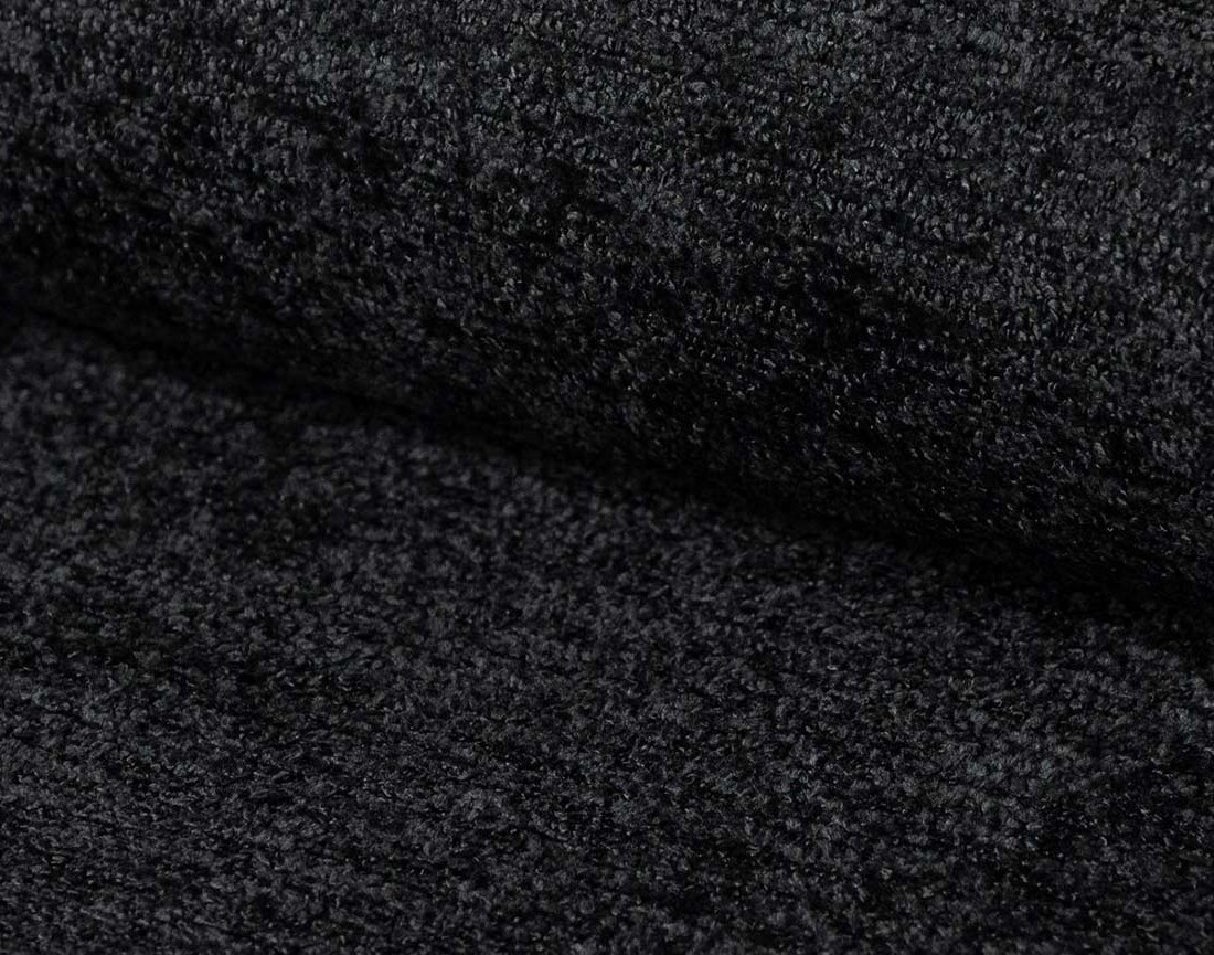 Angela - canapé d'angle droit 4 places en velours texturé