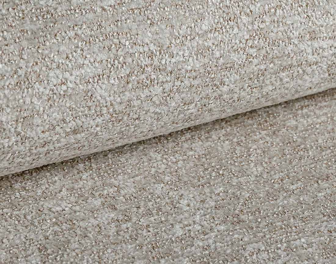 Canapé d'angle gauche 4 places en velours texturé Angela