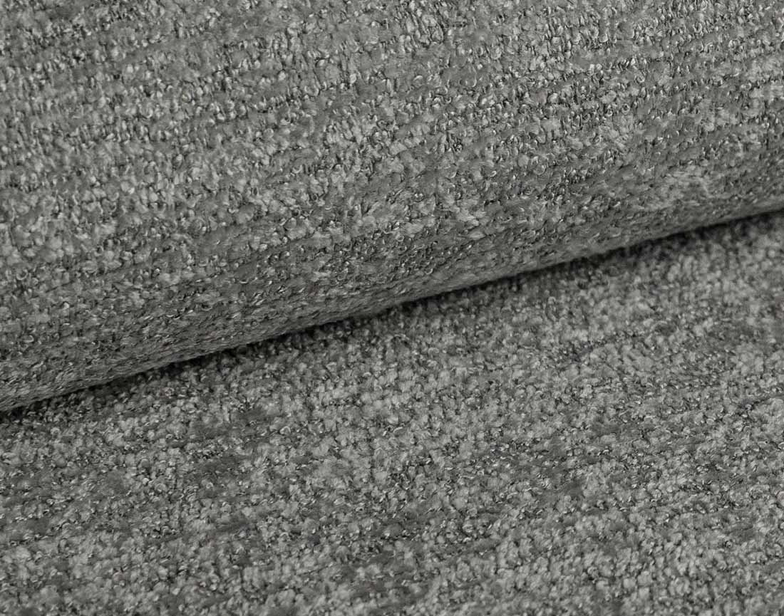 Canapé d'angle gauche 4 places en velours texturé Angela