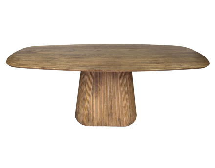 Table à manger en bois massif de manguier 6 à 8 personnes Dayo