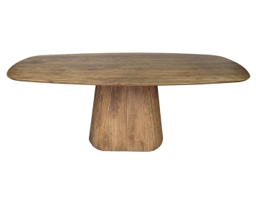 Table à manger en bois massif de manguier 6 à 8 personnes Dayo