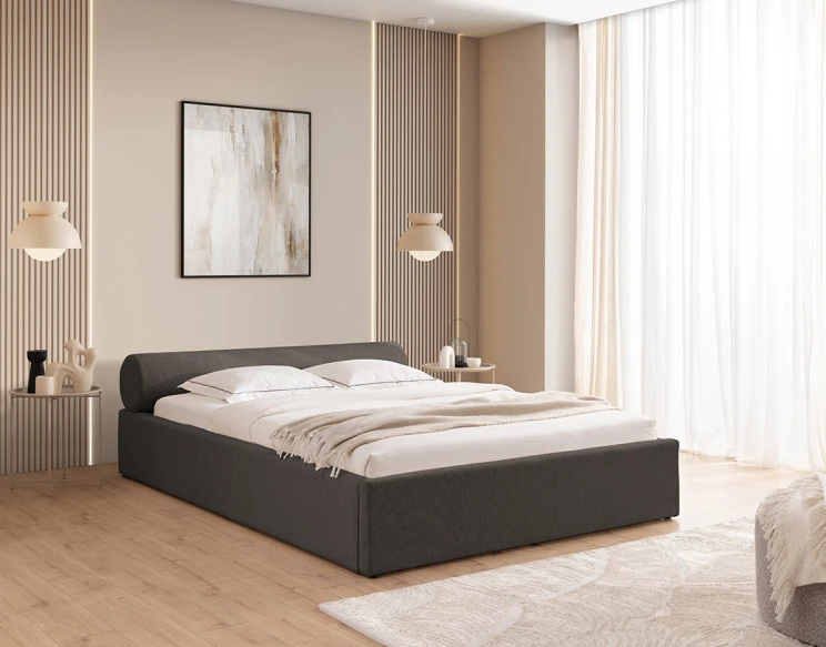 Lit coffre 160x200 cm en...