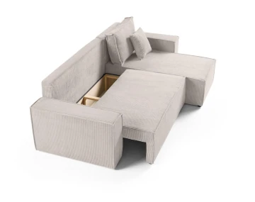 Canapé d'angle réversible 4 places convertible Cezanne - Best Mobilier