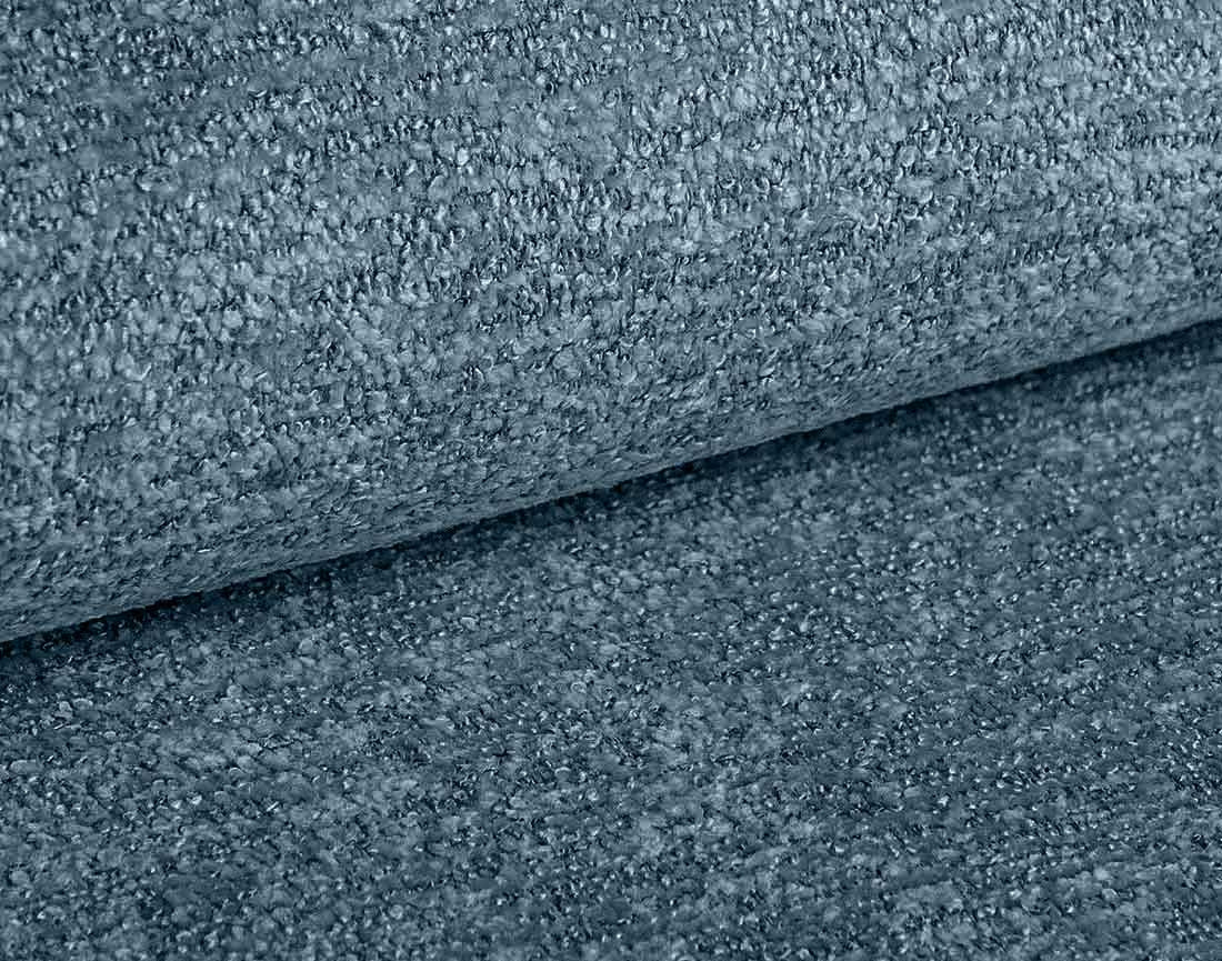 Canapé d'angle gauche 4 places en velours texturé Angela