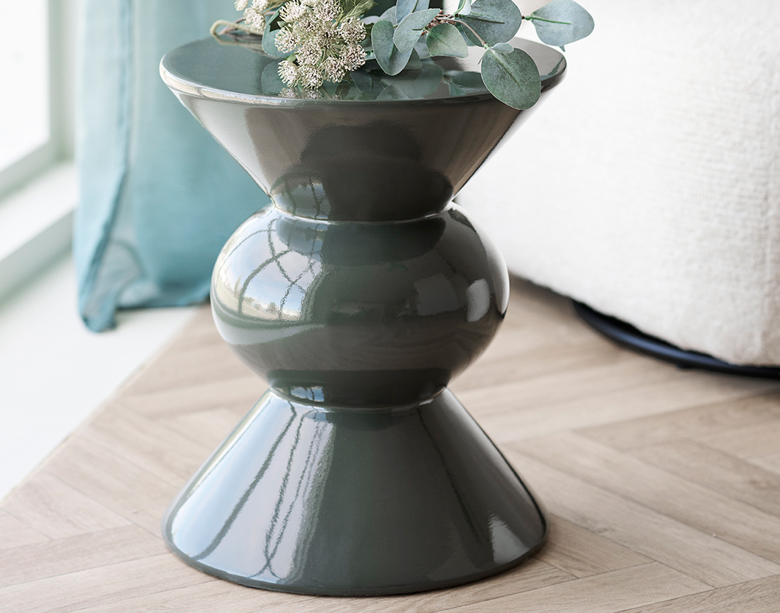 Bout de canapé cylindrique 41 cm David