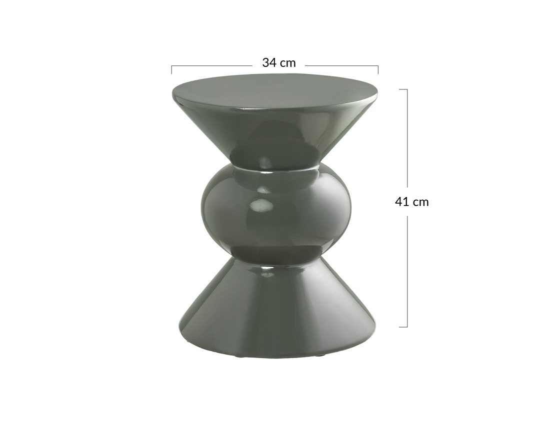 Bout de canapé cylindrique 41 cm David