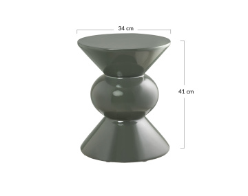 Bout de canapé cylindrique 41 cm David