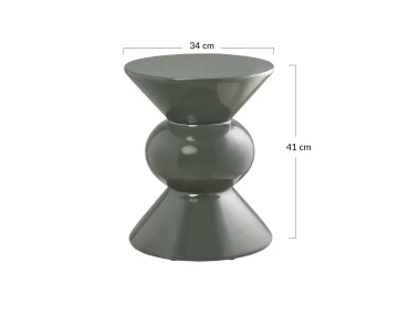 Bout de canapé cylindrique 41 cm David