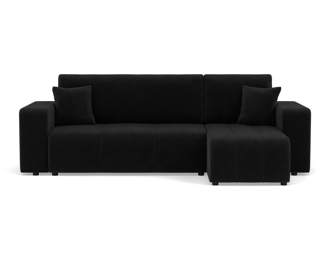 Canapé NICOLE angle réversible 4 places convertible coffre - Best Mobilier