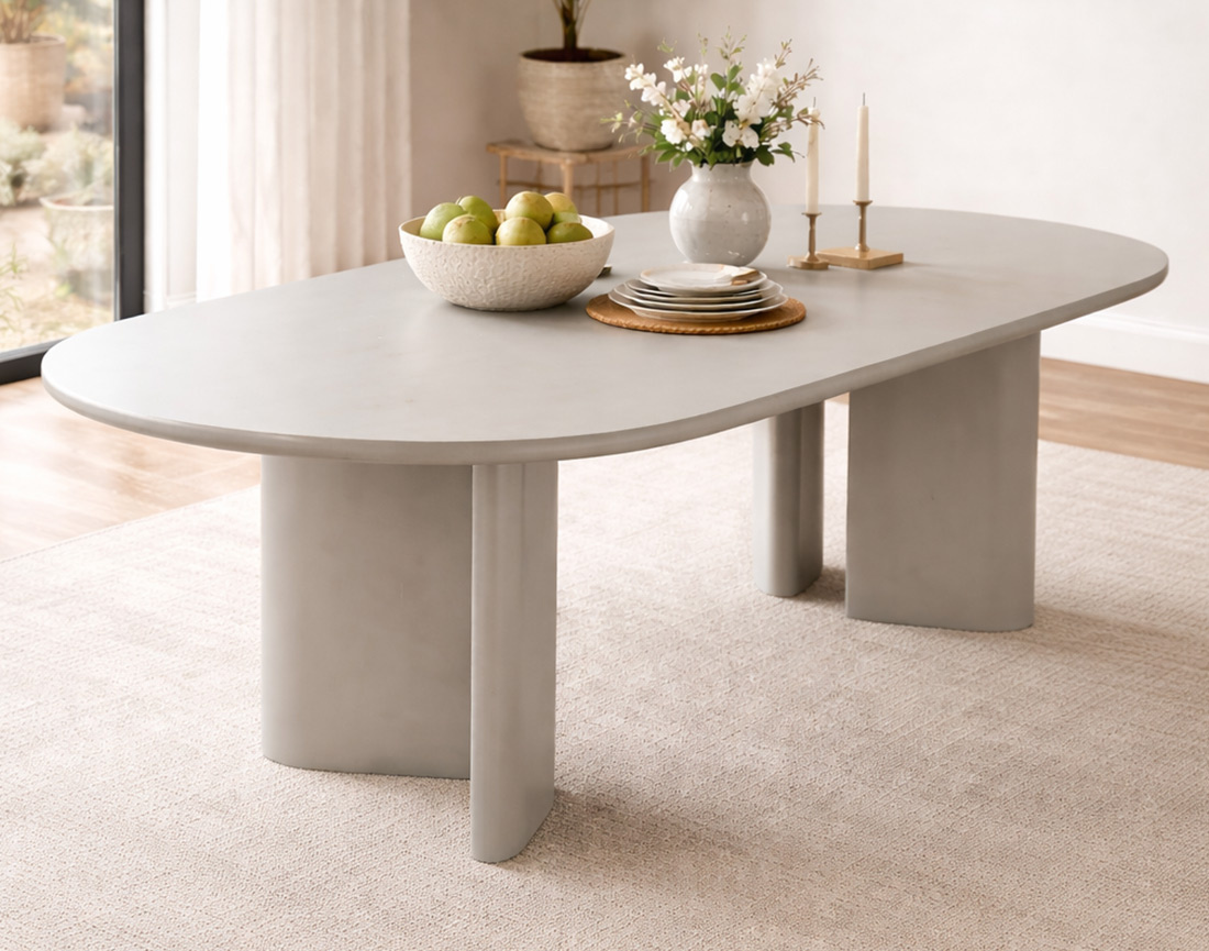 Table à manger en FSC® 100% 6 à 8 personnes Joyce