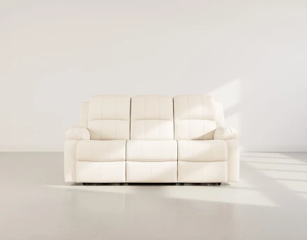 Canapé 3 places relax électrique en simili Armand