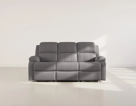 Canapé 3 places relax électrique en simili Armand