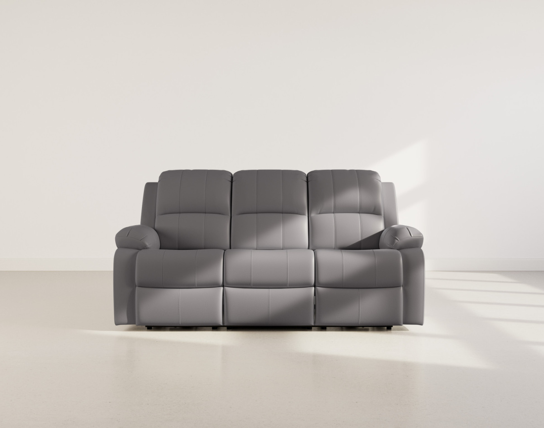 Canapé 3 places relax électrique en simili Armand