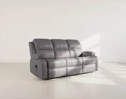 Canapé 3 places relax électrique en simili Armand