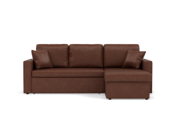 Canapé CYRUS d'angle réversible 4 places convertible avec coffre - Best Mobilier