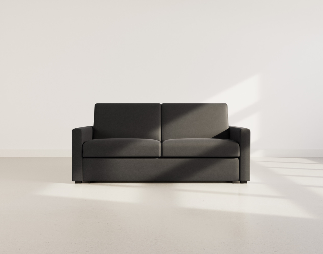 Canapé 3 places convertible express quotidien en tissu Julia