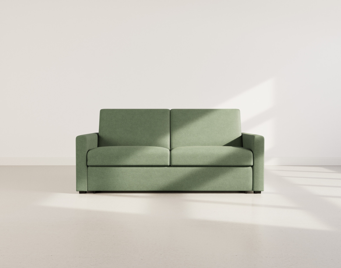 Canapé JULIA 3 places convertible express quotidien en tissu | Best Mobilier