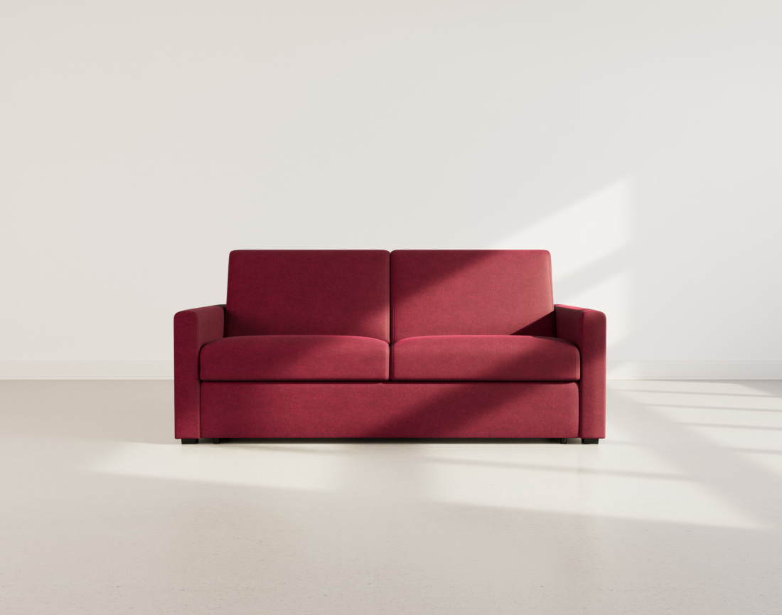 Canapé 3 places convertible express quotidien en tissu Julia