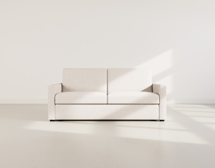 Canapé 3 places convertible express quotidien en tissu Julia