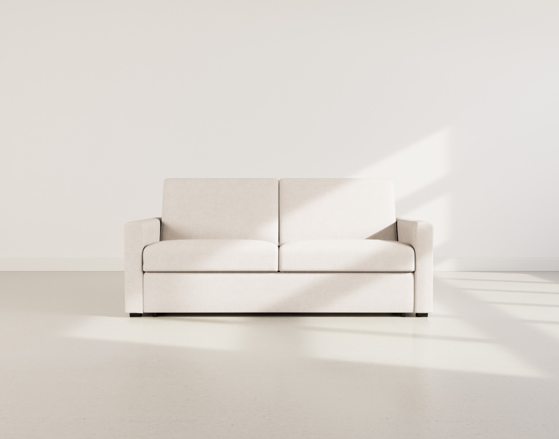 Canapé 3 places convertible express quotidien en tissu Julia