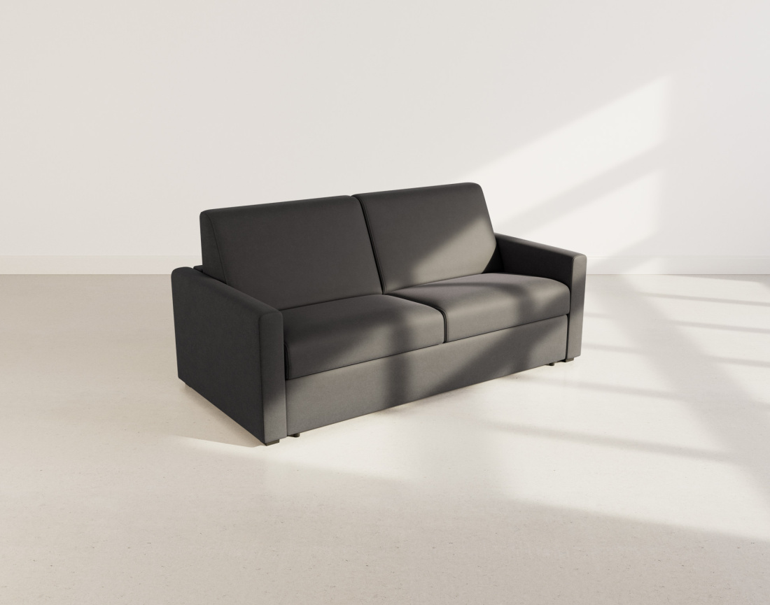 Canapé 3 places convertible express quotidien en tissu Julia