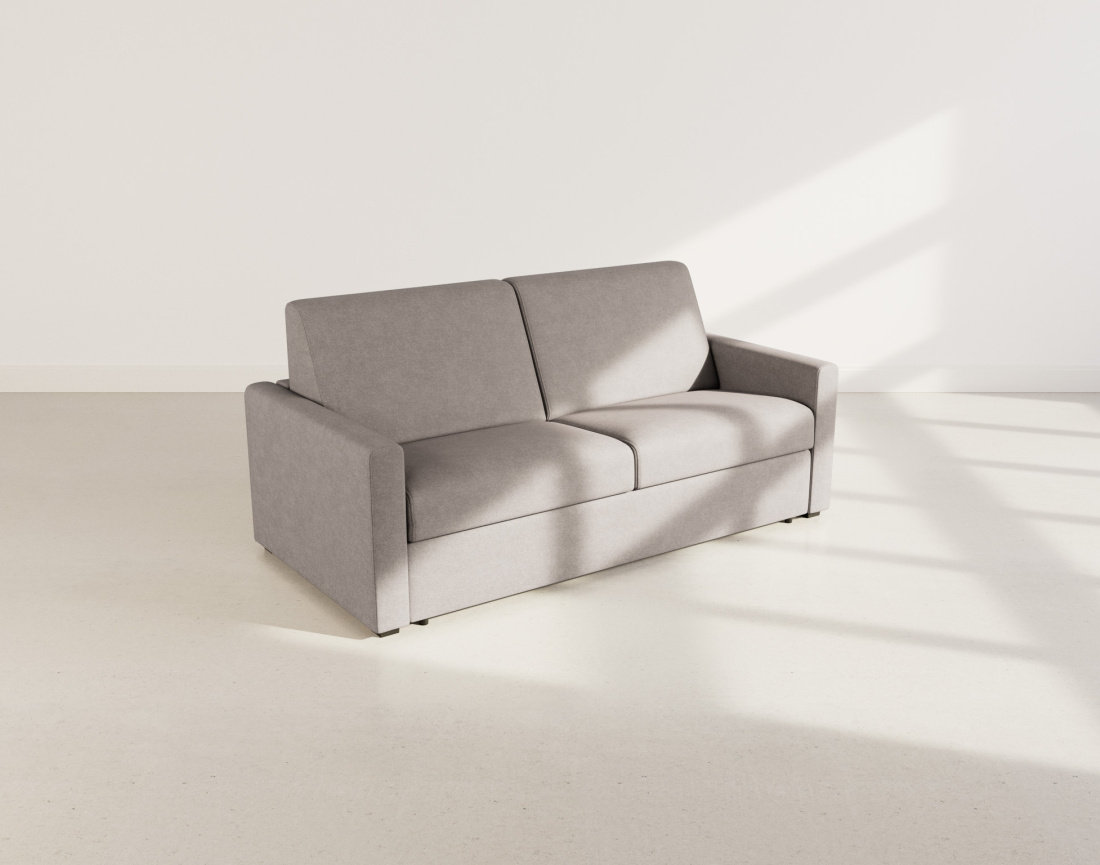 Canapé 3 places convertible express quotidien en tissu Julia