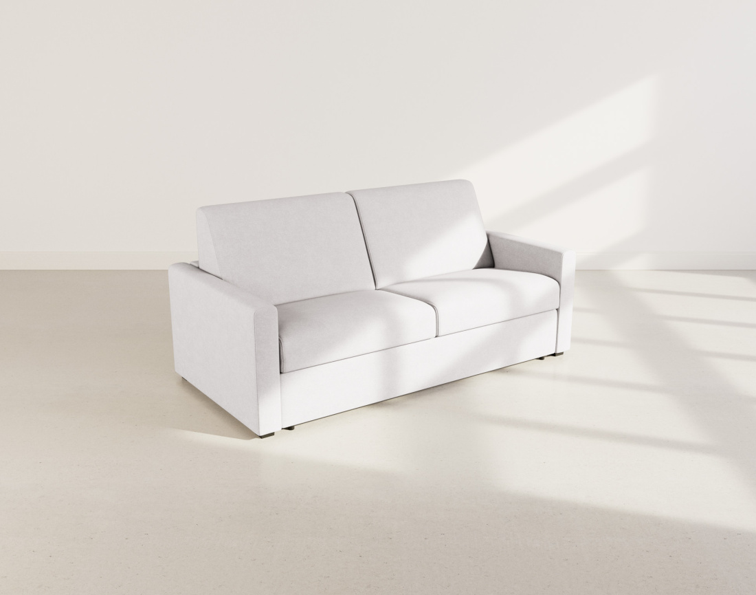 Canapé 3 places convertible express quotidien en tissu Julia