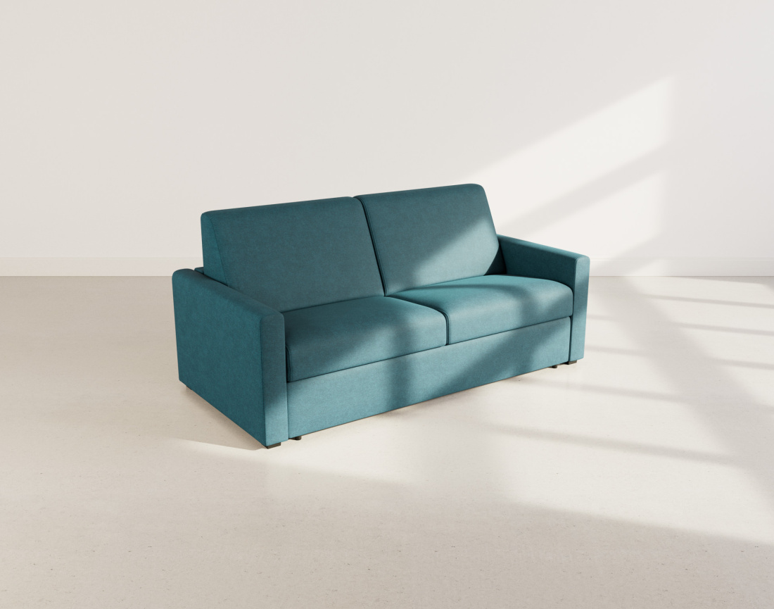Canapé JULIA 3 places convertible express quotidien en tissu | Best Mobilier