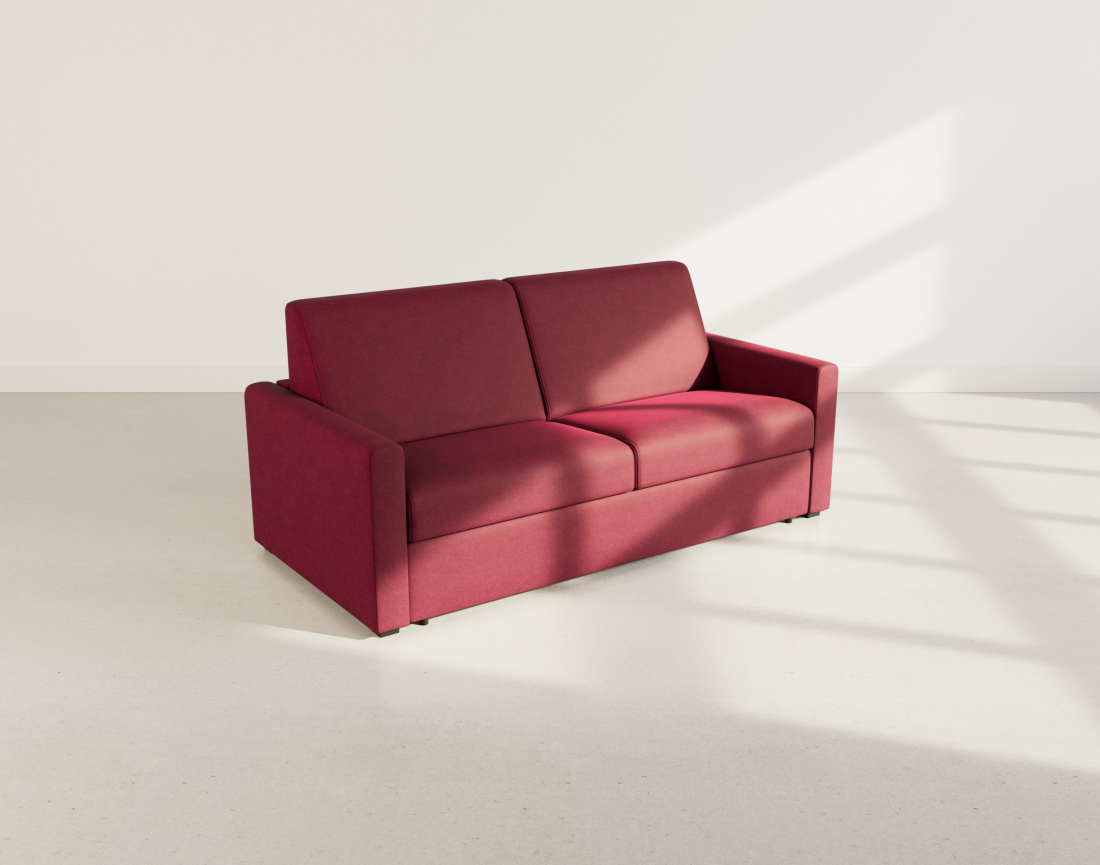 Canapé 3 places convertible express quotidien en tissu Julia