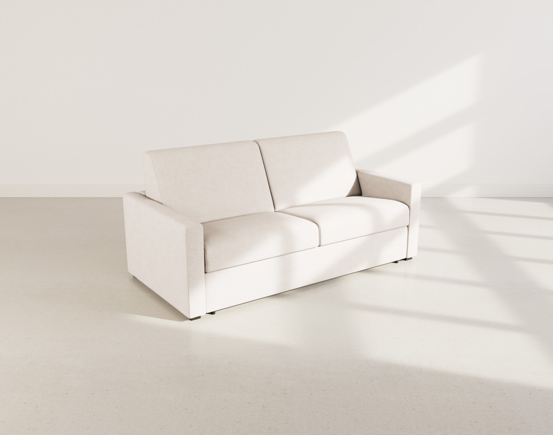 Canapé 3 places convertible express quotidien en tissu Julia