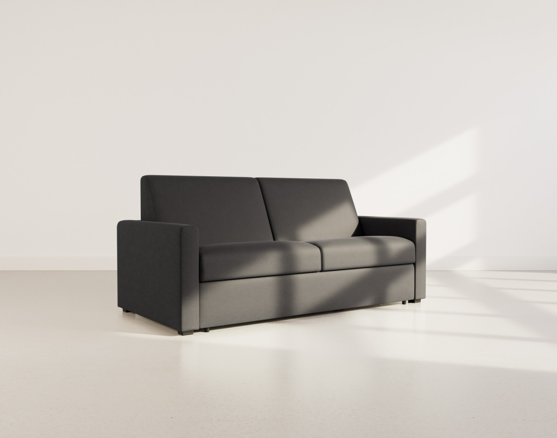 Canapé JULIA 3 places convertible express quotidien en tissu | Best Mobilier
