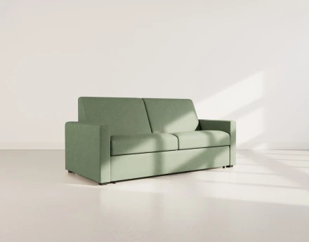 Canapé 3 places convertible express quotidien en tissu Julia