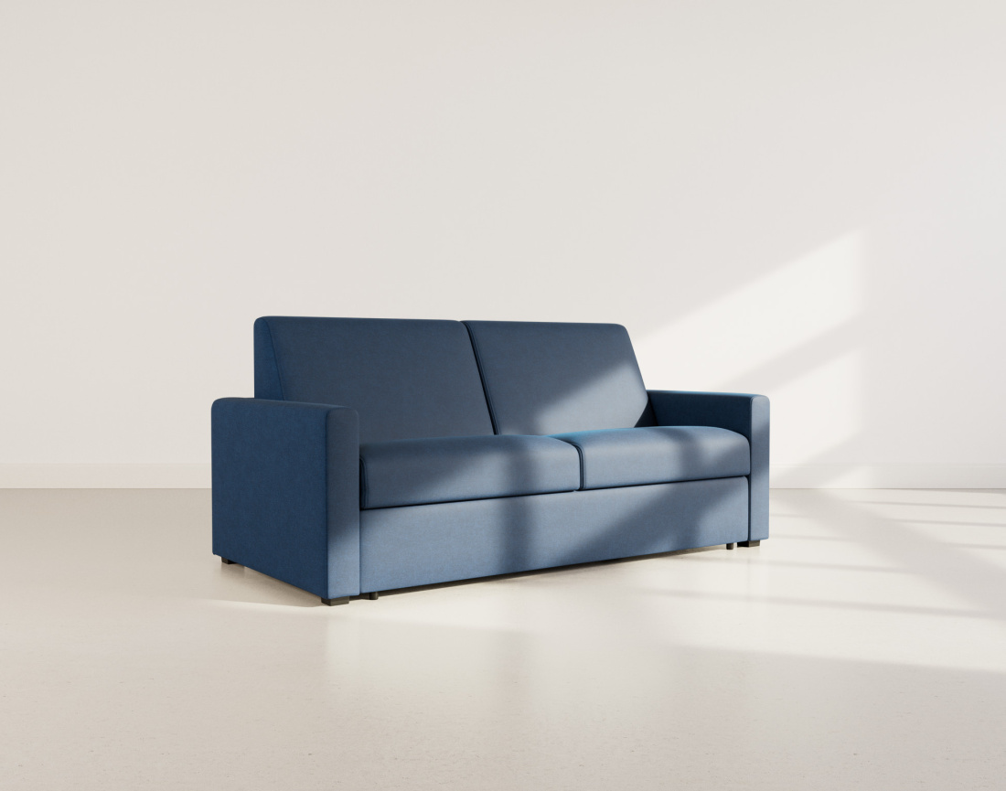 Canapé JULIA 3 places convertible express quotidien en tissu | Best Mobilier