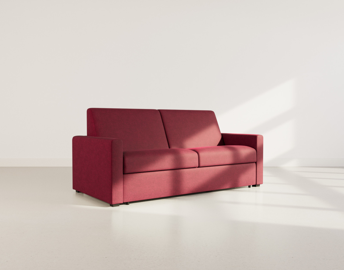 Canapé JULIA 3 places convertible express quotidien en tissu | Best Mobilier