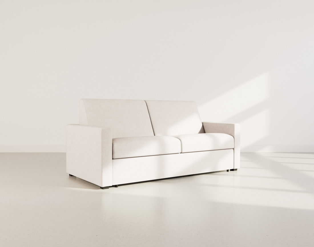 Canapé JULIA 3 places convertible express quotidien en tissu | Best Mobilier