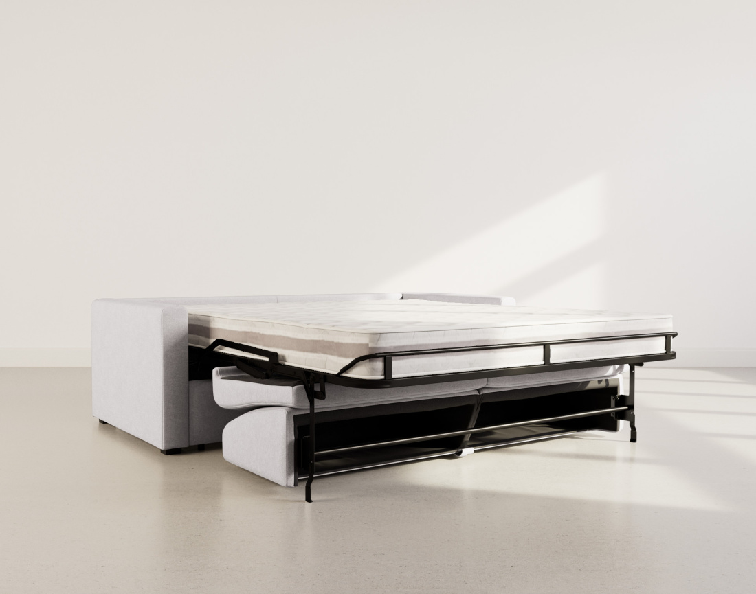 Canapé JULIA 3 places convertible express quotidien en tissu | Best Mobilier