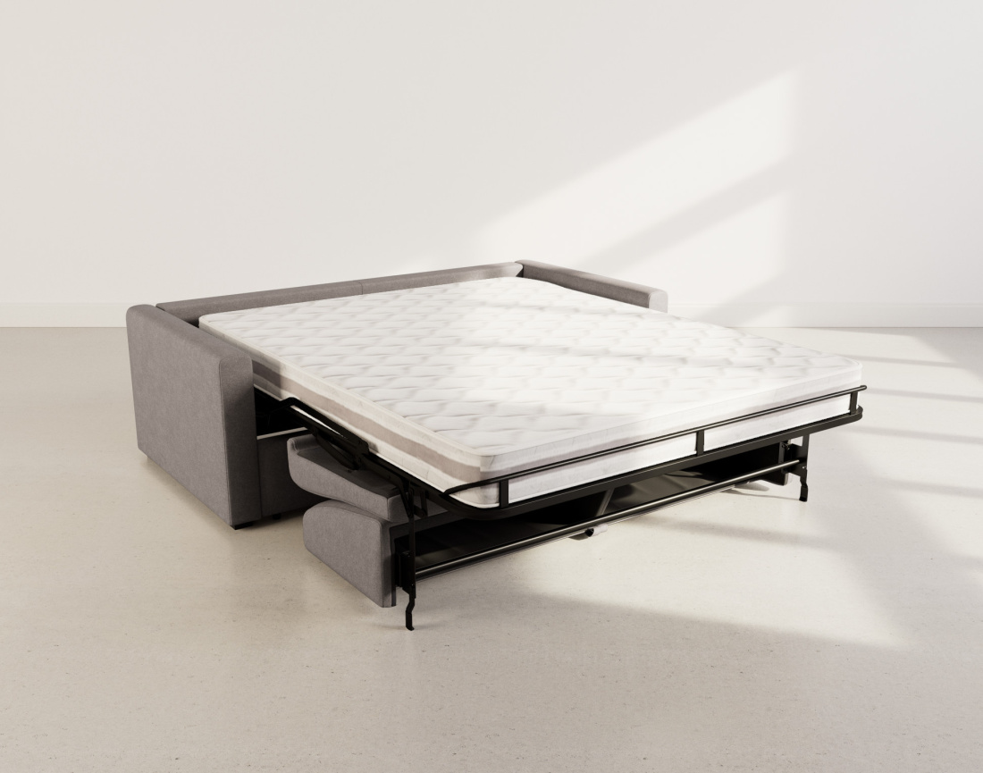 Canapé 3 places convertible express quotidien en tissu Julia