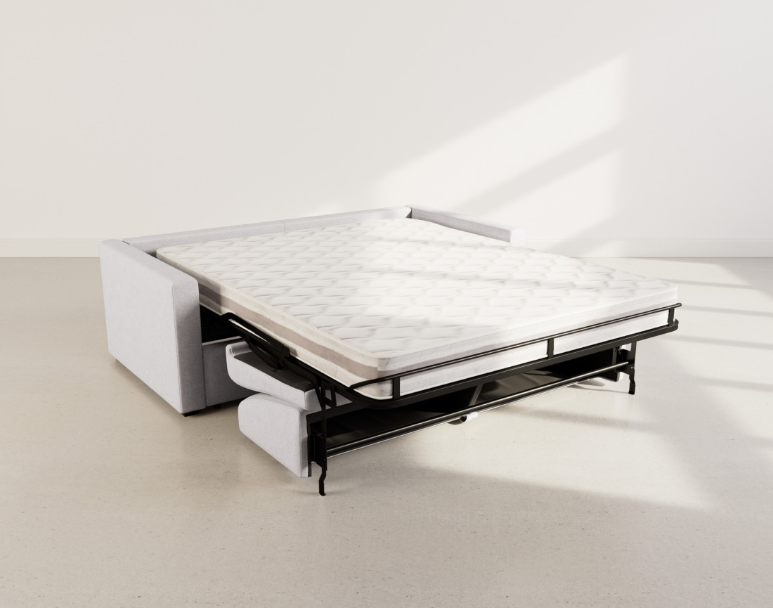 Canapé JULIA 3 places convertible express quotidien en tissu | Best Mobilier