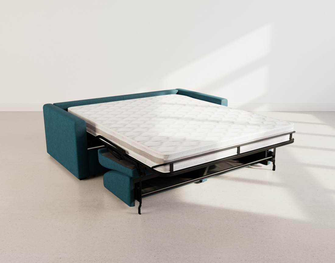 Canapé 3 places convertible express quotidien en tissu Julia