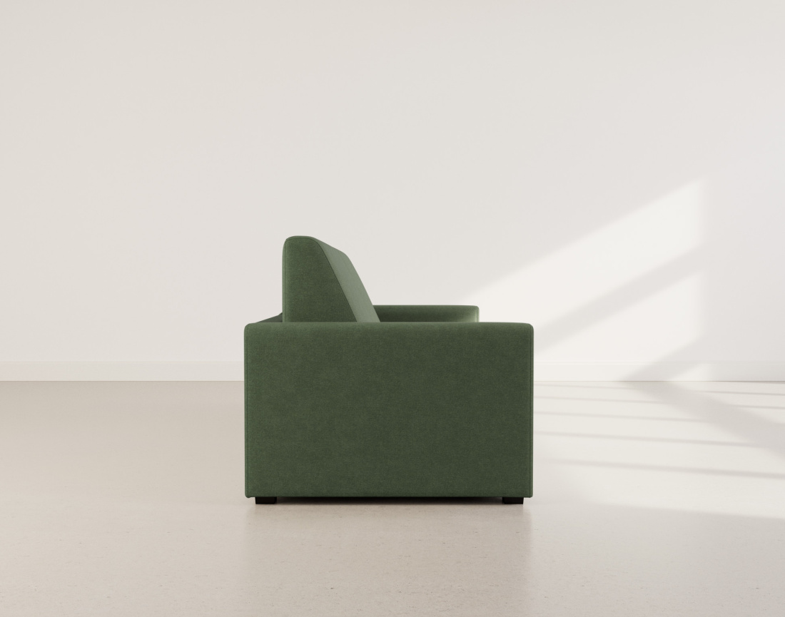 Canapé 3 places convertible express quotidien en tissu Julia